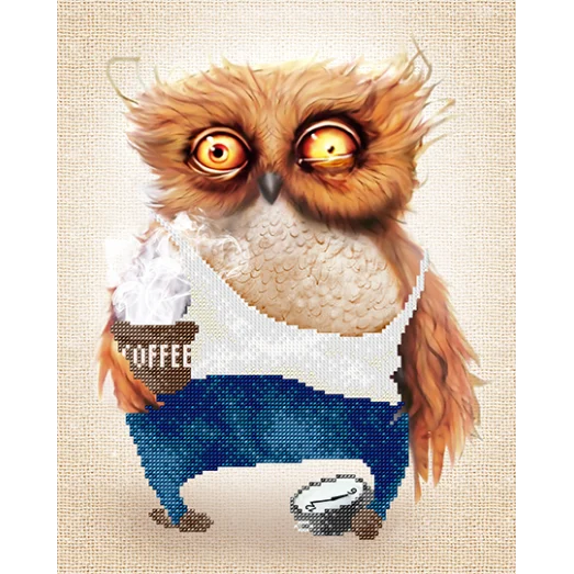 АК3-252 Кофе-джентльмен. Схема для вышивки бисером А-СТРОЧКА