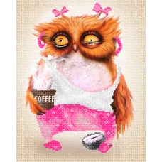 АК3-253 Кофе-леди. Схема для вышивки бисером А-СТРОЧКА