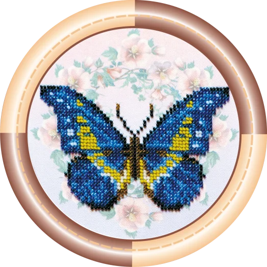 АМ-001 Бабочка. Набор для вышивки бисером Абрис Арт