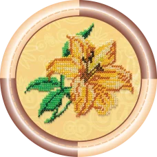 АМ-005 Лилия. Набор для вышивки бисером Абрис Арт