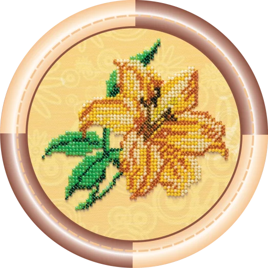 АМ-005 Лилия. Набор для вышивки бисером Абрис Арт