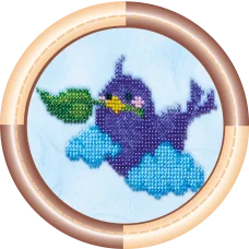 АМ-006 Птичка. Набор для вышивки бисером Абрис Арт