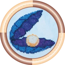 АМ-007 Ракушка. Набор для вышивки бисером Абрис Арт