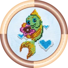 АМ-008 Рыбка. Набор для вышивки бисером Абрис Арт