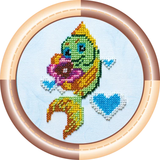 АМ-008 Рыбка. Набор для вышивки бисером Абрис Арт