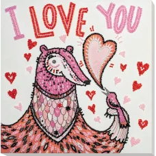 АМВ-056 Набор для вышивки бисером Влюбленные. ТМ Абрис Арт