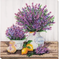 АМВ-059 Набор для вышивки бисером Лаванда. ТМ Абрис Арт