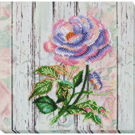 АМВ-063 Набор для вышивки бисером Чайная роза. ТМ Абрис Арт