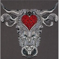 АМВ-069 Набор для вышивки бисером Телец. ТМ Абрис Арт