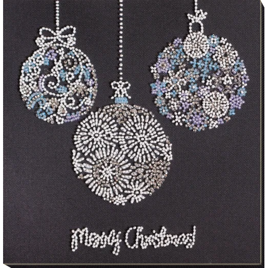 АМВ-077 Набор для вышивки бисером Кружевные шары ТМ Абрис Арт