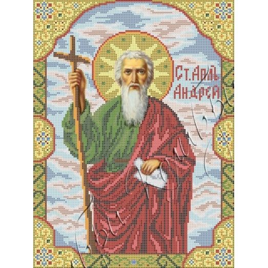 ИК3-0263 Святой апостол Андрей Первозванный. Схема для вышивки бисером Феникс