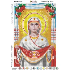 АП-235 Покров Пр.Богородицы. Схема для вышивки бисером. ТМ Фея Вышивки