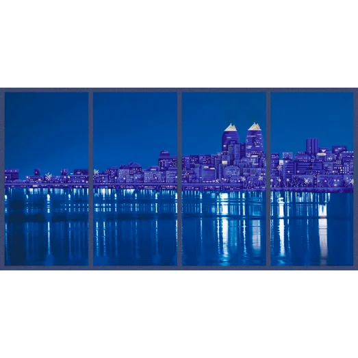 А2Р-015 Ночной город. Схема для вышивки бисером ТМ А-Строчка