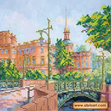 АС-450 Мост влюблённых. Схема на художественном холсте Абрис Арт