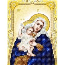 АС5-098 Икона Божией Матери Покрывающая (золото). Схема для вышивки бисером А-Строчка