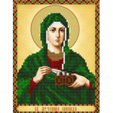 АС5-109 Св. Мученица Зинаида. Схема для вышивки бисером А-Строчка