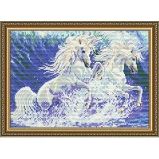 АТ3010 Единороги. Набор для рисования камнями. Арт Солло