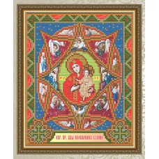 АТ5013 Неопалимая Купина . Набор для рисования камнями. Арт Солло