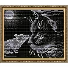 АТ5511 Кошки-мышки. Набор для рисования камнями. Арт Солло