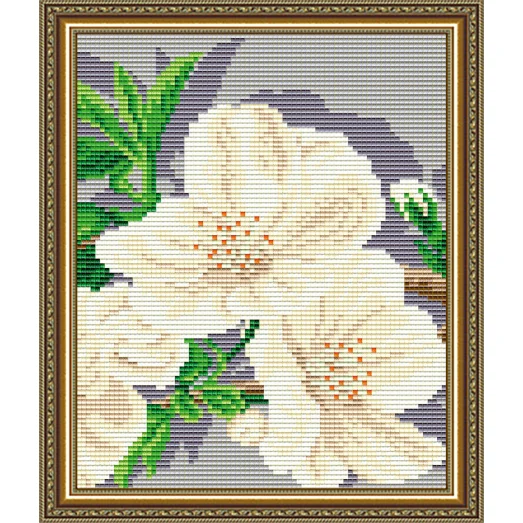 АТ5559 Яблоневый цвет. Триптих часть 3.. Набор для рисования камнями. Арт Солло