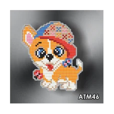 АТМ-046 Корги. Набор магнит в алмазной технике ТМ Артсоло