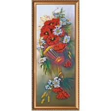 АВ-001 Полевые цветы. Набор для вышивки бисером. Абрис Арт