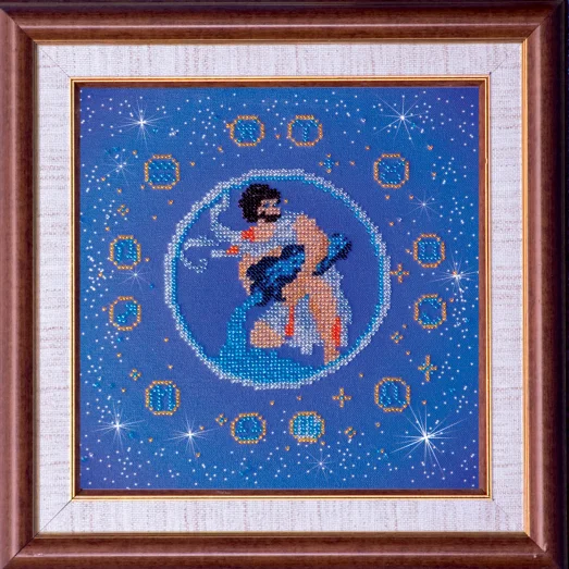 АВ-007-9 Водолей. Набор для вышивки бисером. Абрис Арт