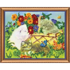 АВ-034 Котята. Набор для вышивки бисером. Абрис Арт