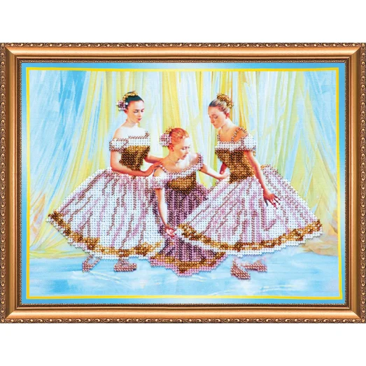 АВ-087 Танцовщицы. Набор для вышивки бисером. Абрис Арт