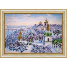 АВ-137 Крещенские морозы. Набор для вышивки бисером. Абрис Арт