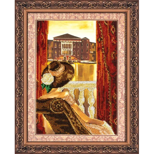 АВ-198 Ваниль. Набор для вышивки бисером. Абрис Арт