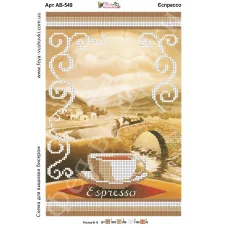 АВ-549 Эспрессо. Схема для вышивки бисером Фея Вышивки