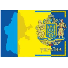 ОПВ-016 Пошитая обложка на паспорт для вышивки бисером ТМ Вышиванка