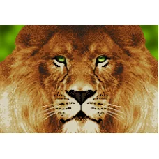 АХ2-006 Лев (серия Элит). Схема для вышивки бисером. А-Строчка