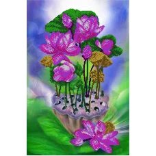 АХ2-024  Лотос. Схема для вышивки бисером. А-Строчка