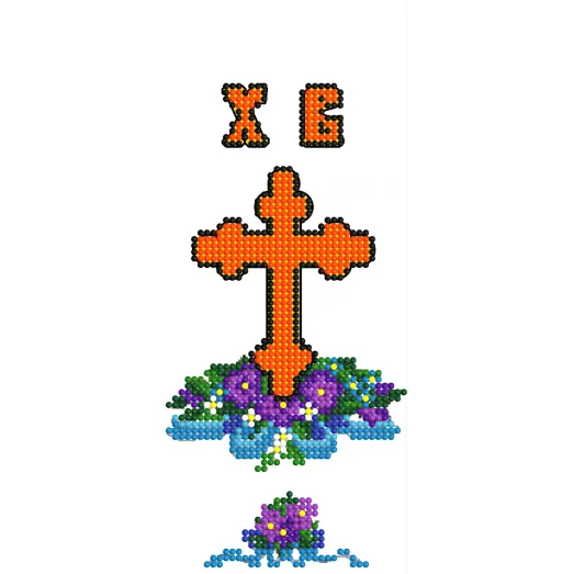 В-001 Бантик Пасхальный. Схема для вышивки бисером СвитАрт