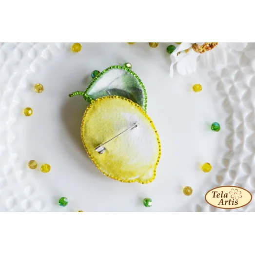 Б-001 Лимончик. Набор для вышивки украшения Тела Артис