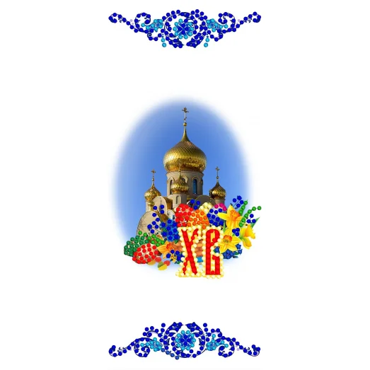 В-002 Бантик Пасхальный. Схема для вышивки бисером СвитАрт