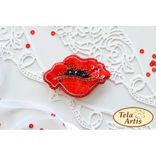 Б-008 Мак. Набор для вышивки украшения Тела Артис