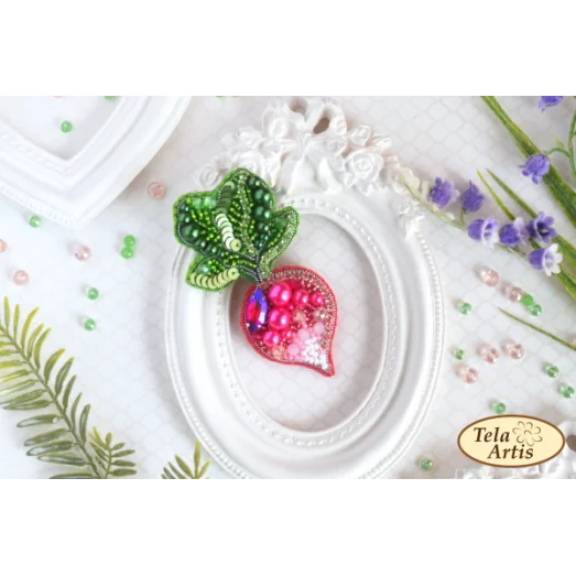 Б-019 Гламурная редиска. Набор для вышивки украшения Тела Артис