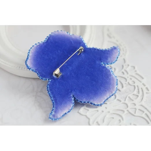 Б-022 Сапфировый ирис. Набор для вышивки украшения Тела Артис