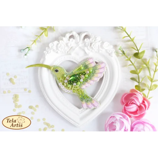 Б-023 Колибри Оливия. Набор для вышивки украшения Тела Артис