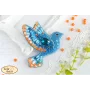 Б-025 Синяя птица счастья. Набор для вышивки украшения Тела Артис