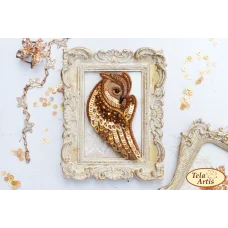 Б-027 Сова Луиза. Набор для вышивки украшения Тела Артис