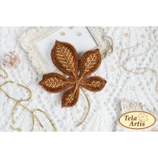 Б-108 Лист каштана Набор для вышивки украшения Тела Артис