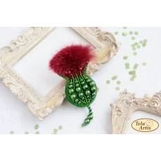 Б-115 Чертополох. Набор для вышивки украшения Тела Артис