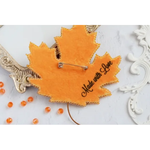 Б-116 Золотой клен. Набор для вышивки украшения Тела Артис