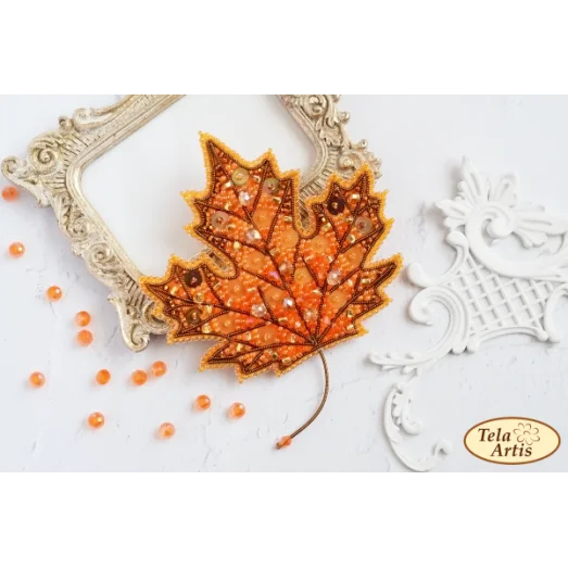 Б-116 Золотой клен. Набор для вышивки украшения Тела Артис