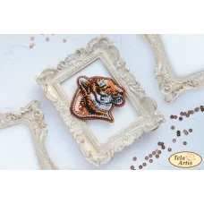 Б-117 Бенгальский тигр. Набор для вышивки украшения Тела Артис