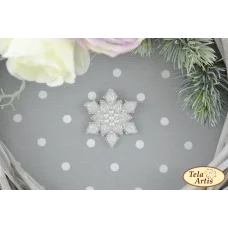 Б-206 Снежинка.  Набор для вышивки украшения Тела Артис